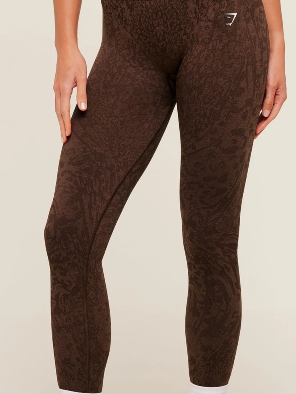 Gymshark Dark Brown Sculpt Seamless Leggings